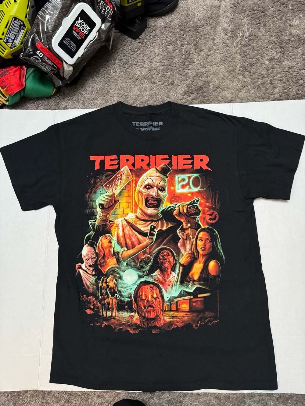 Terror Threads Terrifier Art The Clown 'Man Of The Hour' Graphic T-Shirt
